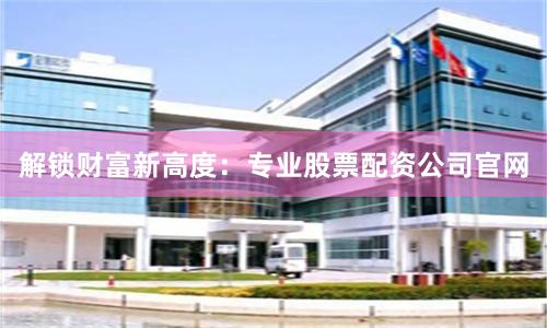解锁财富新高度：专业股票配资公司官网